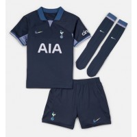 Tottenham Hotspur Destiny Udogie #38 Replika babykläder Bortaställ Barn 2023-24 Kortärmad (+ korta byxor)